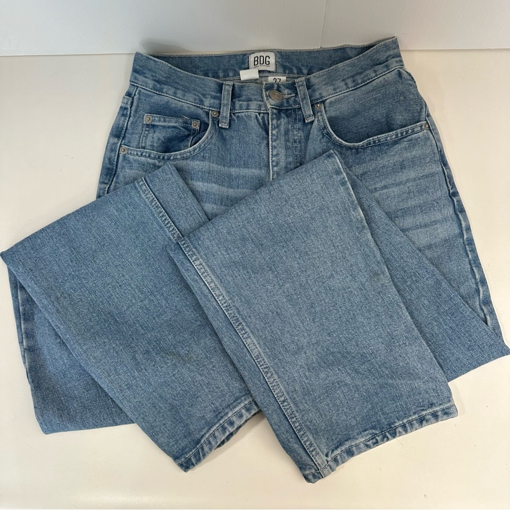 BDG Urban Outfitters High Rise Baggy Cotton Jean Women's Size 27 Lt Wash… - Picture 6 of 16